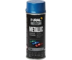 Aerozolinis akrilinis lakas INRAL METALLIC mėlyna 400 ml.