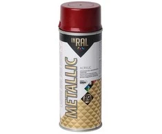 Inral Aerozolinis lakas raudonas METALLIC akril.400ml