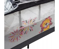 Aga4Kids Lovytė turystyczne bezpieczne+moskitiera odcienie szarości vaikams AGA
