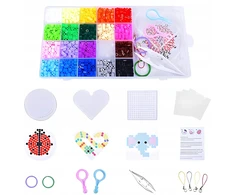 Aga4Kids Lyginimo karoliukai Karoliukų rinkinys Popieriniai pincetai DIY 2000 karoliukai