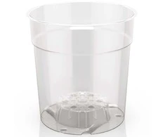 Agrimatco Gėlių vazonas Ø15cm H13cm plastik./permatomas