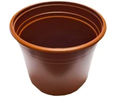 Agro Apvalus vazonėlis daigams Ø21cm H15.5cm plastikinis/rudas
