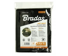 Agrotekstilė nuo piktžolių - juoda 0,8x10 m Bradas AWB5008010