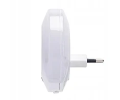 Aigostar Lampka do gniazdka nocna LED su czujnikiem zmiechrzu 0,4W su USB kroviklis