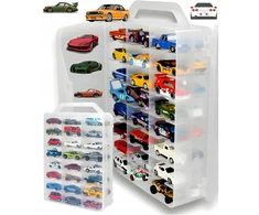 AiM Walizka na Auta Resoraki Hot Wheels Cars 48 Miejsc Dwustronna + Naklejki