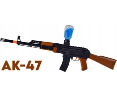 AK47 RIFLE AUTOMATINIS BB BALL GEL KASETĖS VANDENS GEL ORBEEZ saugus pistoletas