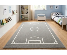 Akcila DYWAN DLA CHŁOPCA PILKA KREM BOISKO DO POKOJU MŁODZIEŻOWEGO LIMA 80x150 cm