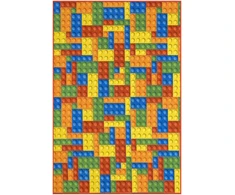 Akcila VAIKIŠKAS KILIMAS BERNIUKUI, 3D, SPALVINGAS, ANT VELTINIO, 150x200 cm