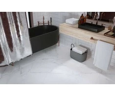 Akmens masės plytelės CALACATTA EXTRA, baltos spalvos, 60 x 60 x 0,8 cm