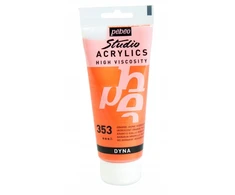 Akrilas - PEBEO - Dyna Oranžinė Geltona - 100ml - Aukšta klampa - Satininė