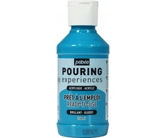 Akrilinė Danga - Pébéo - Pilti - 118 ml - Turquoise Spalva - Mišrus