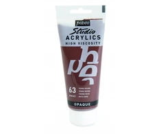 Akrilinė Danga - Pébéo - Studija - Raudonoji Žemė - 100 ml - Satininė - Profesionali