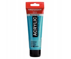 Akrilinė dažai - Amsterdam - Standartinis akrilas - 20 ml - Turkio mėlyna - Atspari šviesai