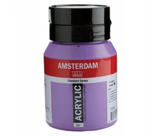 Akrilinė dažai - Amsterdame - 500ml - Violetinė spalva - Aukštas atsparumas šviesai - Ilgaamžis