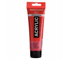 Akrilinė dažai mėgulyje - Vidutinė skaidri raudona - 317 - Amsterdam - 20ml