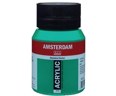 Akrilinė dažai - Tamsiai žalias - 619 - Amsterdam - 500ml puodas