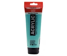 Akrilinė dažai tūbelėje - Turkio žalia - 661 - Amsterdam - 250ml
