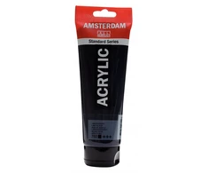 Akrilinė dažai tūbelėje - žvakių juoda - 702 - Amsterdamo - 250ml