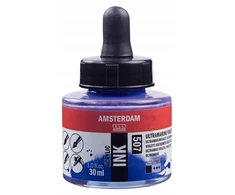 Akrilinė rašalo buteliukas Amsterdam 30ml ultramarino violetinė