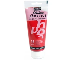 Akrilinė tapyba - Pébéo - Studija - Karminas Naftolis - 100 ml - Aukšta klampa - Satininė