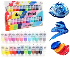 Akriliniai dažai Creative Artist 22 ml, 24 vnt.