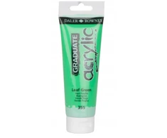 Akriliniai dažai Daler-Rowney Graduate 120 ml lapų žalia