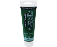 Akriliniai dažai Daler-Rowney Graduate 120 ml Hooker žalia