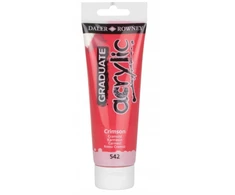 Akriliniai dažai Daler-Rowney Graduate 120 ml tamsiai raudona