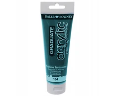 Akriliniai dažai Daler-Rowney Graduate 120 ml turkio FC