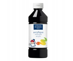Akriliniai dažai Lefranc &amp; Bourgeois, juodi, 500 ml