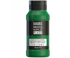 Akriliniai dažai Liquitex Basics Fluid 118ml 224 hooker's žalias hue permanent