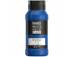 Akriliniai dažai Liquitex Basics Fluid 118ml 316 phathalocyanine mėlynas