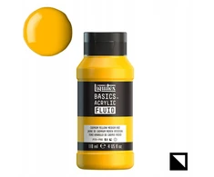 Akriliniai dažai Liquitex Basics Fluid 118ml 830 cadmium yellow medium hue