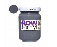 Akriliniai dažai Renesans Flow 110ml, pilki