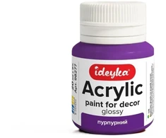 Akriliniai dažai Violetinė 20ml - Ideyka