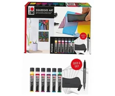 Akriliniai dažų rinkinys Marabu Squeegee Art Power