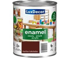 Akriliniai emaliniai dažai LUXDECOR, blizgūs, karšto šokolado sp., 750 ml