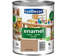 Akriliniai emaliniai dažai LUXDECOR, matiniai, kavos latte sp., 750 ml