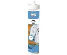 Akrilinis hermetikas KNAUF ACRYLL WEISS, baltos sp., 310 ml