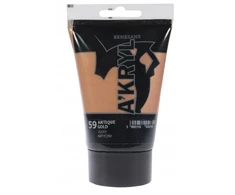 Akrilo dažai Renesans 59 Senovinis auksas 100ml