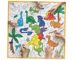 Akson Mata suchościeralna matematyczna Dinozaury 100x100