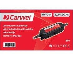 Akumuliatoriaus įkroviklis Carwei 1.2-120Ah 1A/6V/12V