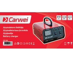 Akumuliatoriaus įkroviklis Carwei 45-100Ah 2.5-10A/6V/12V