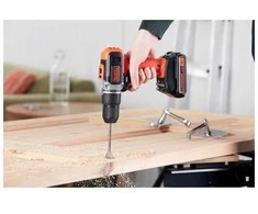 Akumuliatorinis gręžtuvas Black&amp;Decker BCD003MEM2K-QW,18V, 2x2,5Ah
