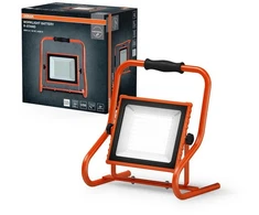 30W LED prožektorius su stovu WORKLIGHTS, oranžinis, 4000K, su baterija, IP44