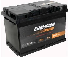 Amega Energy Box Akumuliatorius Champion Power | 12V 75Ah 640A EN (ACP75R)