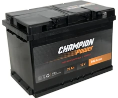 Amega Energy Box Akumuliatorius Champion Power | 12V 75Ah 640A EN (ACP75R)