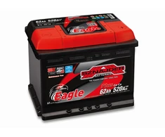 Akumuliatorius Sznajder EAGLE PLUS | 12V 62Ah 520A EN (SZE62R)