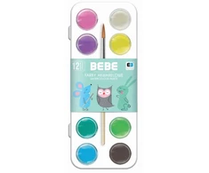Akvareliniai dažai Interdruk Bebe Pastel, 12 spalvų