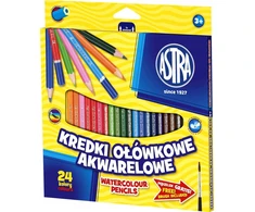 Akvareliniai pieštukai Astra, 24 spalv.